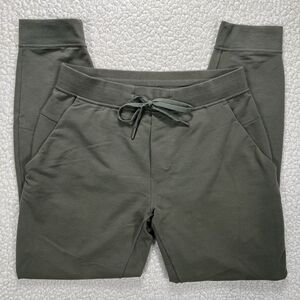 Lululemon City Sweat Joggers Slim Fit Men's M Olive Stretch Pants Athliesure